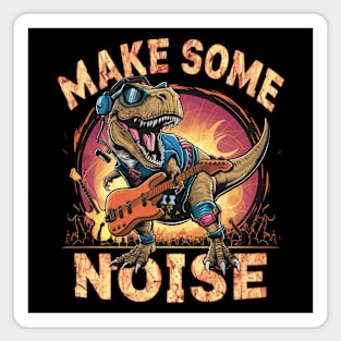 Dinosaur Rockstar Magnet